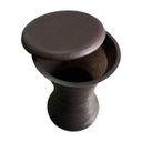 Ver imagem 2 de Banqueta Taça Baú Design Elegante para Bistro Balcao Cozinha Gourmet 60cm BGPLASTICOS BGBTA60 PRETO