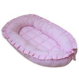 Ninho Redutor de Berço para Bebê - Rosa - 1