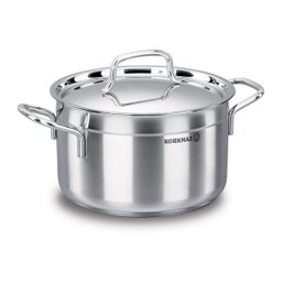 Caçarola Aço Inox Panela C/ Tampa 3,5l 11x22cm Korkmaz - 6