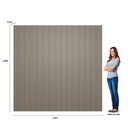 Ver imagem 2 de Painel Ripado Modular 2.6 Linea Brasil Marrom/Gris Fosco