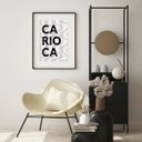 Ver imagem 1 de Quadro Rio de Janeiro Carioca - 60x48cm:madeira Branca