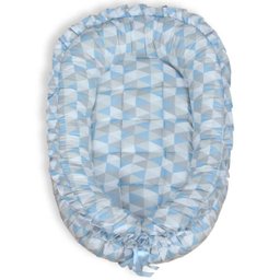 Ninho Redutor de Berço para Bebê - Losango Azul - 2
