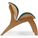 Ver imagem 6 de Kit 4 Poltronas Decorativa Orgânica Sala Living Kadosh L02 Suede Verde Musgo - Lyam Decor