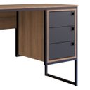Ver imagem 3 de Escrivaninha Mesa para Computador 120cm com 3 Gavetas F.m002
