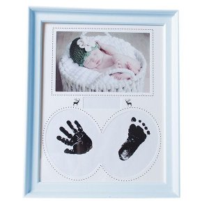 PORTA RETRATO BEBE CARIMBO 10X15 PF1111AZ - SQUARE