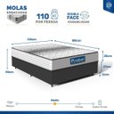 Ver imagem 7 de Cama Box + Colchão de Molas Ensacadas Double Face Essence Probel Casal 138 cm
