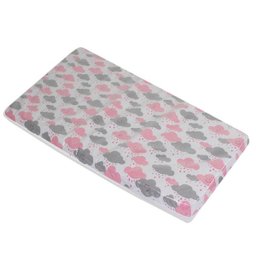 Trocador de Espuma para Cômoda Nanna Baby - Chuva de Benção Rosa - 1