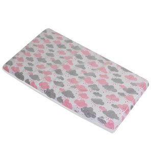 Trocador de Espuma para Cômoda Nanna Baby - Chuva de Benção Rosa