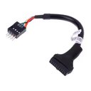 Ver imagem 2 de Kit C/ 5 Adaptador Conversor Usb 3.0 Fêmea P/ Usb 2.0 Macho P/ Placa Mãe Gabinete