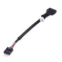 Ver imagem 4 de Kit C/ 5 Adaptador Conversor Usb 3.0 Fêmea P/ Usb 2.0 Macho P/ Placa Mãe Gabinete