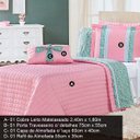 Ver imagem 2 de Cobre Leito Solteiro 4 Peças Elegance Casaborda