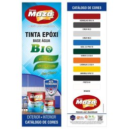 Tinta Epóxi Base Água Maza 3,6 Litros:Cinza Claro N 6,5 - 2 Tinta Epóxi Base Água Maza 3,6 Litros:Cinza Claro N 6,5 - 2