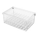 Ver imagem 5 de Caixa Porta Batons em Acrílico com Tampa e 54 nichos Centauri Acrílicos BT-54