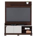 Ver imagem 1 de Estante Home Theater Jurerê 1.5 Nogueira Real Off White Matte – Colibri