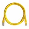 Cabo de Rede Internet Lan Montado Cat5E com 1 Metro Amarelo - 1