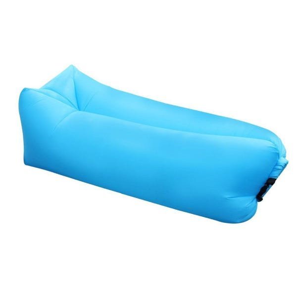 Saco de Dormir Puff Sofá Inflavel Colchonete Portátil Preguiçoso Camping Praia Trilha Ar - 5