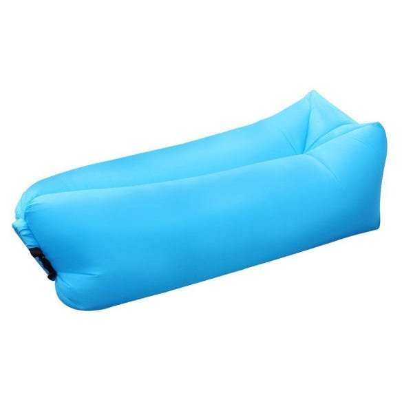 Saco de Dormir Puff Sofá Inflavel Colchonete Portátil Preguiçoso Camping Praia Trilha Ar - 2