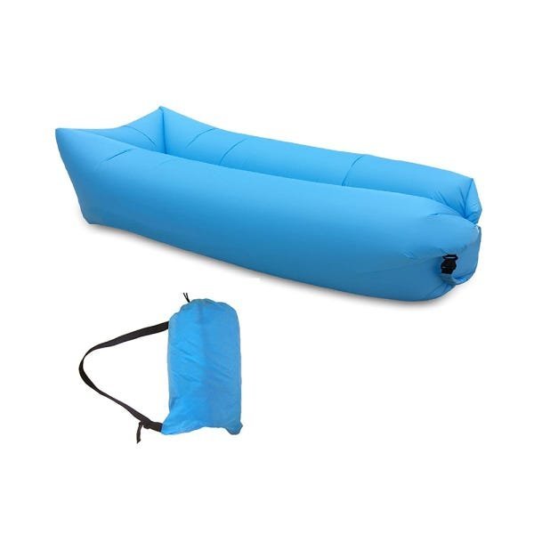Saco de Dormir Puff Sofá Inflavel Colchonete Portátil Preguiçoso Camping Praia Trilha Ar - 8