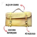 Ver imagem 7 de Maleta Couro Eletricista , Pedreiro M 36cmx14cmx20cm