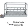 Churrasqueira Elétrica Giratória Inox 13 Espetos Modelo Especial 3A/1M Mot Esquerdo - 1