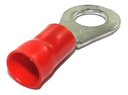 Ver imagem 4 de Kit 100un Terminal Olhal Anel 10mm Vermelho M5 Pré Isolado