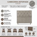 Ver imagem 7 de Cabeceira para Cama Casal Estofada 1,38 ,Mts Zoe Vilajo: Suede Crush Cappucino