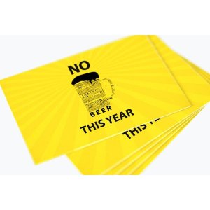 Kit De Jogo Americano Beer 6uni.