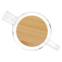 Ver imagem 3 de Chaleira de Vidro com Tampa de Bambu Flor 600ml
