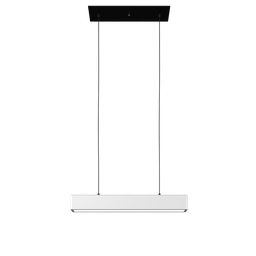 Lustre Pendente Linear Moderno Branco 70cm - 7