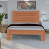 Cama Queen Size Casal Malbec Madeira Maciça Angelim Pedra/tauari Mel - 1