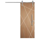 Ver imagem 1 de Porta de Correr Agatha Trilho Soft Pux. Tubolar Cromado 1.20 X 2.10 Lado Direito – Hale