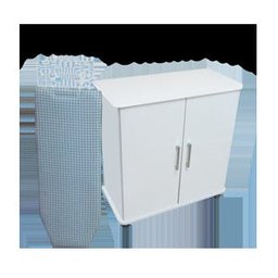 Balcão Armário com Tábua de Passar Roupa Embutida Branco 2 Portas - 2