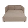 Sofá Cama Hope D33 Suede Chocolate 377 2 Lugares Império Estofados - 3