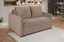 Ver imagem 2 de Sofá Cama Hope D33 Suede Chocolate 377 2 Lugares Império Estofados