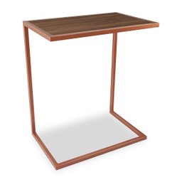 Mesa de Apoio Lateral para Sofá Belfast Cobre e Villandry - 1