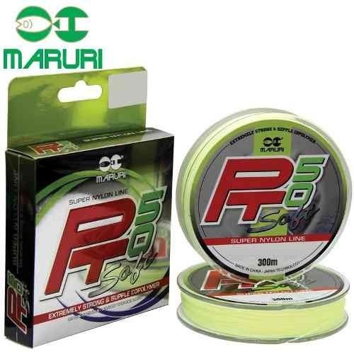 Linha Monofilamento SOFT PT50 - 300m - 0,18mm 2,9KG - 2