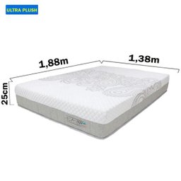 Colchão Casal F.A. Espuma Nuv F.A Maringá -138x188x25 - 2