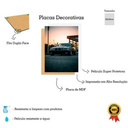 Kit Quadro Infantil MDF Barquinho Trator 20x30cm 3 Peças - 2 Kit Quadro Infantil MDF Barquinho Trator 20x30cm 3 Peças - 2