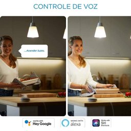 Painel downlight smart Inteligente Wifi Rgb 15cm 110v Wiz - 5