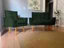 Ver imagem 2 de Kit 02 Poltronas Opala 1 Namoradeira 1 Puff Opala Bela-móveis:verde Escuro