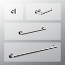 Ver imagem 1 de Kit Acessórios Para Banheiros 4 Peças Inox - Kromus Kitme4