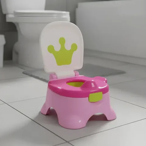 Pinico Infantil de Plastico Tipo Cadeira Resistente e Facil Usar e Limpar