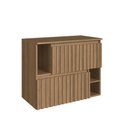 Ver imagem 3 de Gabinete de Banheiro Suspenso Armario Banheiro 75cm Basculante Mel sem Cuba