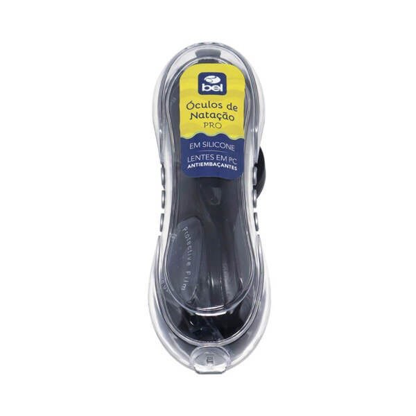 Óculos de Natação PRO Silicone Anti-Embaçante Estojo Bel Fix:preto - 6