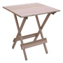 Ver imagem 2 de Conjunto Dobrável de Mesa 70x70 com 1 Mesa e 4 Cadeiras em Madeira Eucalipto sem Pintura Marcenaria