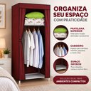 Ver imagem 7 de Organizador Portatil Cabideiro Arara Desmontavel Armario Brinquedos Guarda Roupa Sapatos Quarto Casa