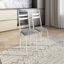 Ver imagem 1 de Kit 2 Cadeiras para Sala de Jantar Milla Branco/Chanel