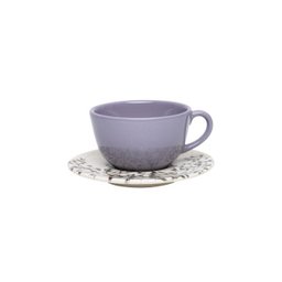 Aparelho de Jantar e Chá Oxford 20Pç Unni Lilac Branco/Lilás - 5