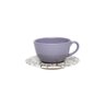 Aparelho de Jantar e Chá Oxford 20Pç Unni Lilac Branco/Lilás - 5