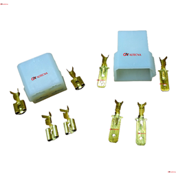 Kit Conector Capa Isolante 4vias Macho/Femea + Terminais - 2